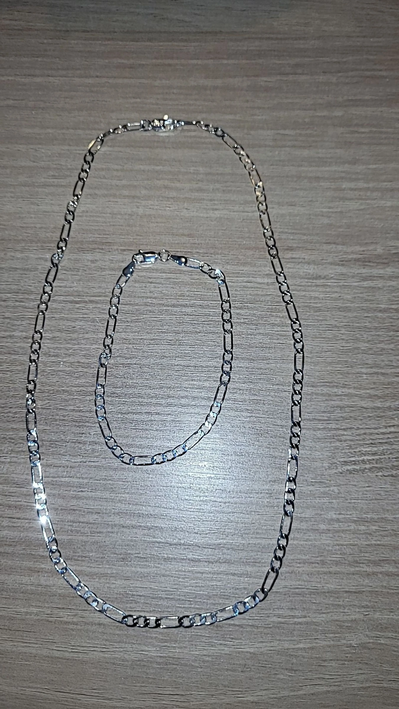 Ensemble chaîne + gourmet argent 925 – photo 3